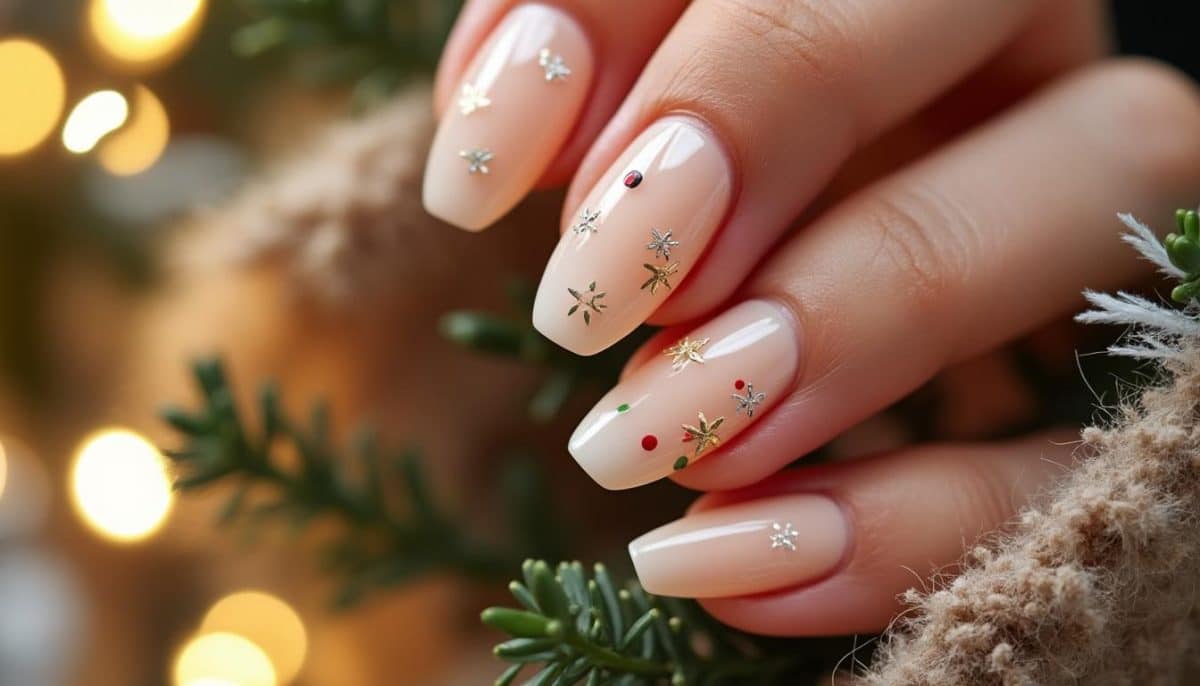 discover elegant and minimalist holiday manicure ideas with our subtle christmas nails collection. perfect for a festive yet understated look this season.