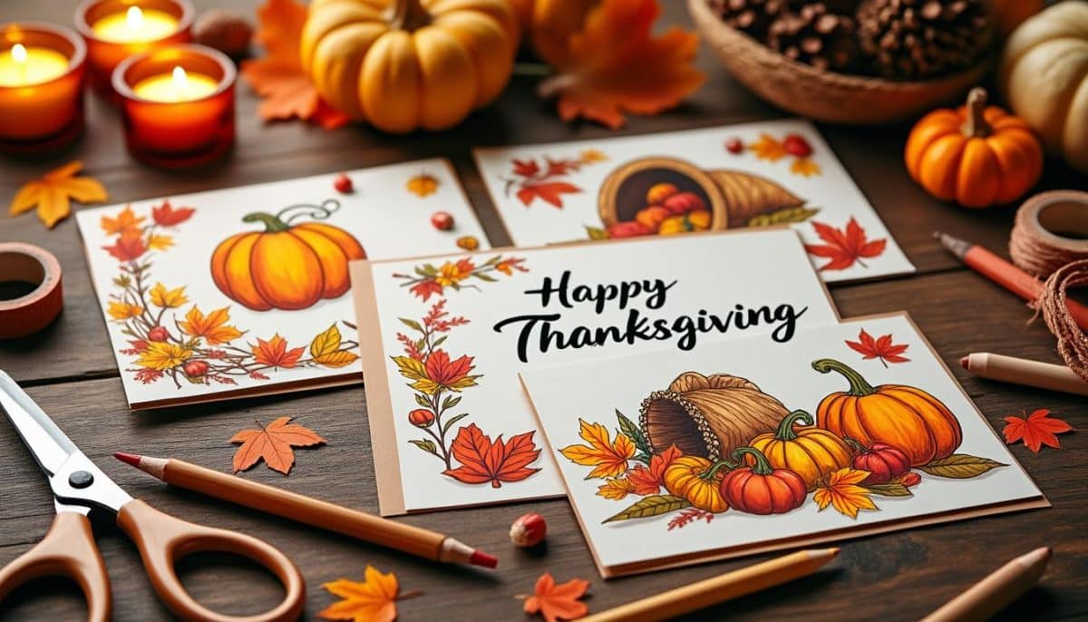 discover creative thanksgiving cards with easy diy ideas and printable options to celebrate the holiday in style.