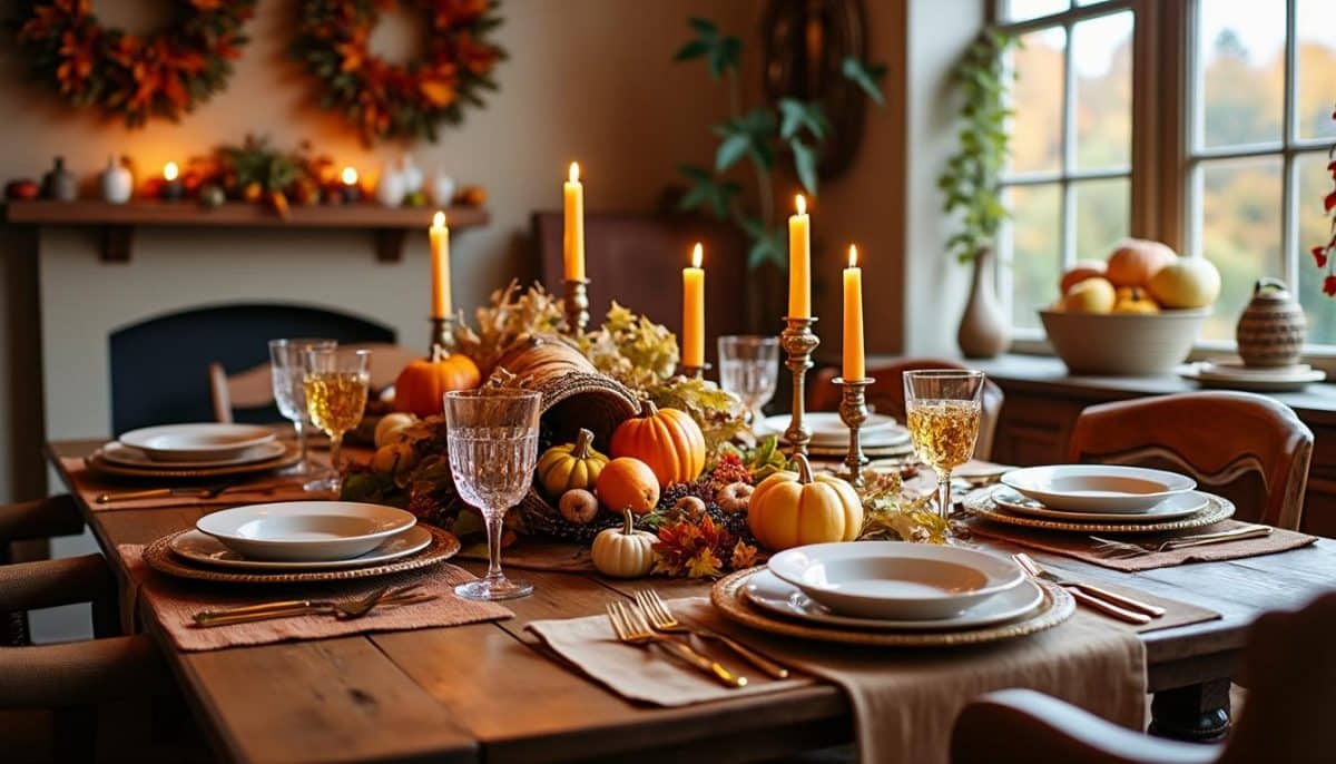 discover the ultimate thanksgiving table decoration and setup guide to create a warm, festive atmosphere. step-by-step tips for stunning centerpieces, place settings, and more.