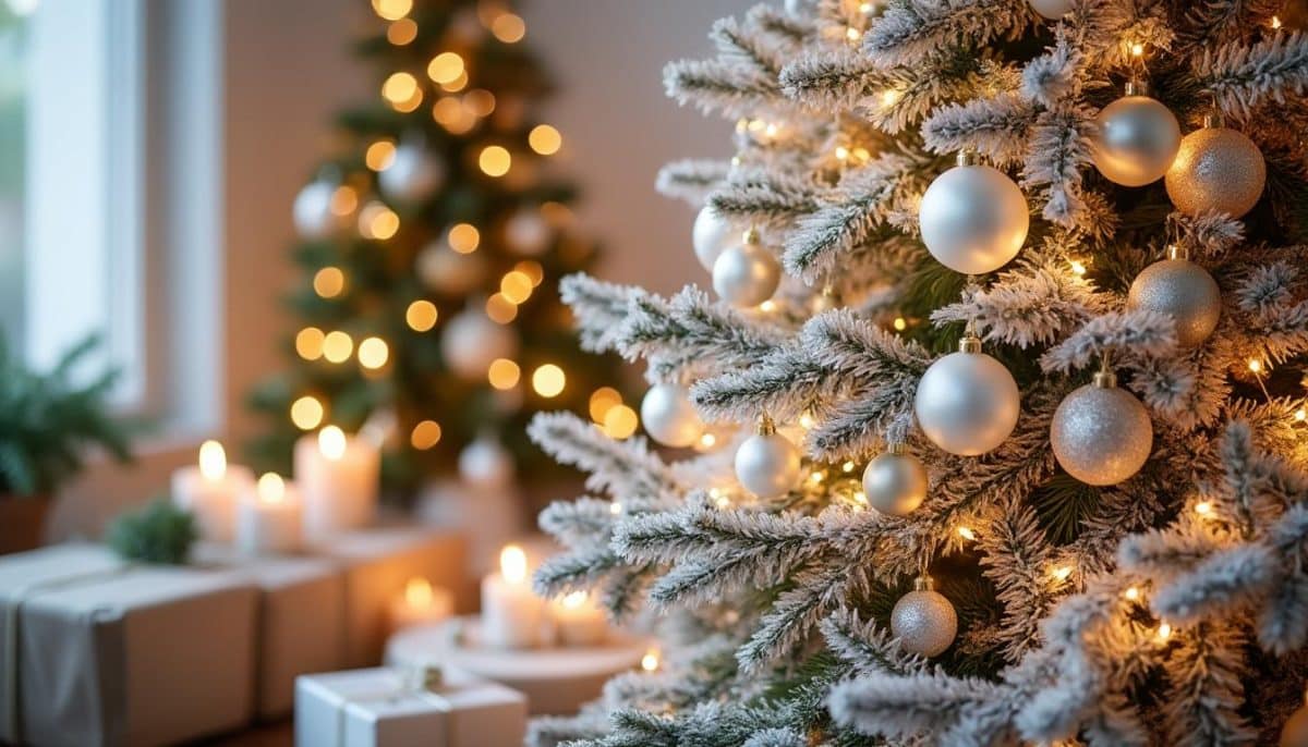 discover elegant white christmas tree ideas and decoration schemes to create a stunning holiday centerpiece that brings sophistication and festive cheer to your home.