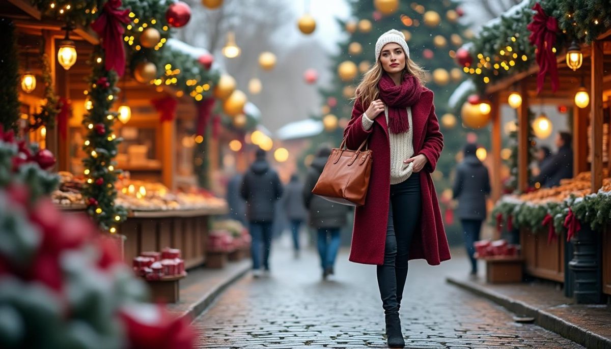 discover stylish and cozy christmas market outfit ideas perfect for holiday shopping. stay warm and festive with our fashion tips for the season.