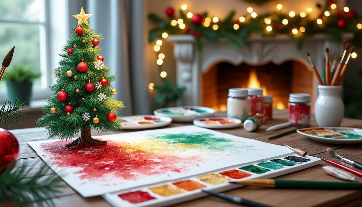 learn how to create beautiful christmas-themed watercolor paintings with this easy tutorial for beginners. step-by-step guide to festive art!