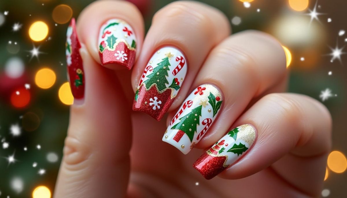 discover stylish short christmas nail designs perfect for short nails. easy, festive, and trendy ideas to celebrate the holiday season in style.
