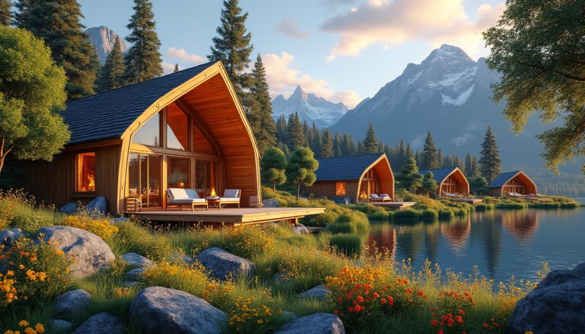 découvrez nos chalets atypiques, un parfait équilibre entre confort moderne et beauté naturelle. évadez-vous dans des hébergements uniques qui allient charme et sérénité pour une expérience inoubliable au cœur de la nature.