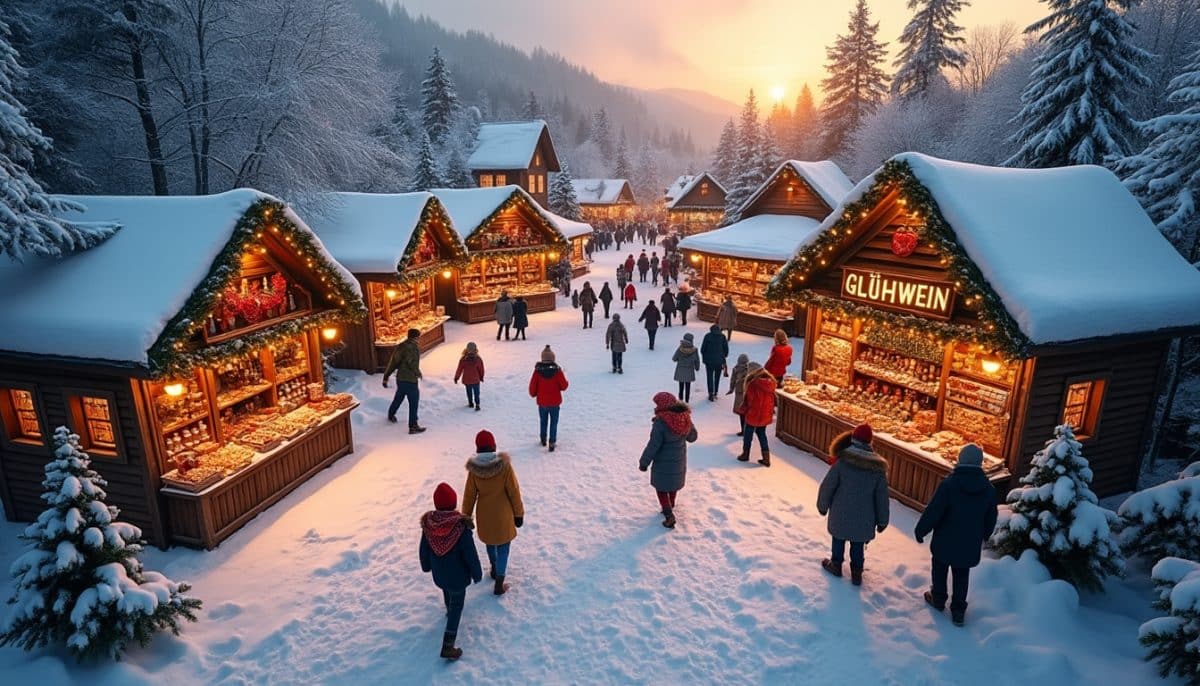 plongez dans l'esprit festif des ardennes avec notre sélection de 6 marchés de noël insolites. découvrez des lieux uniques et des artisans passionnés qui vous offriront une expérience inoubliable, loin des traditionnels marchés de fin d'année.