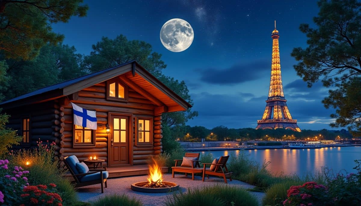 découvrez l'originalité d'une nuit inoubliable dans un mökki finlandais, niché au cœur de paris. plongez dans une ambiance unique mêlant tradition scandinave et charme parisien, et laissez-vous séduire par une expérience hors du commun.
