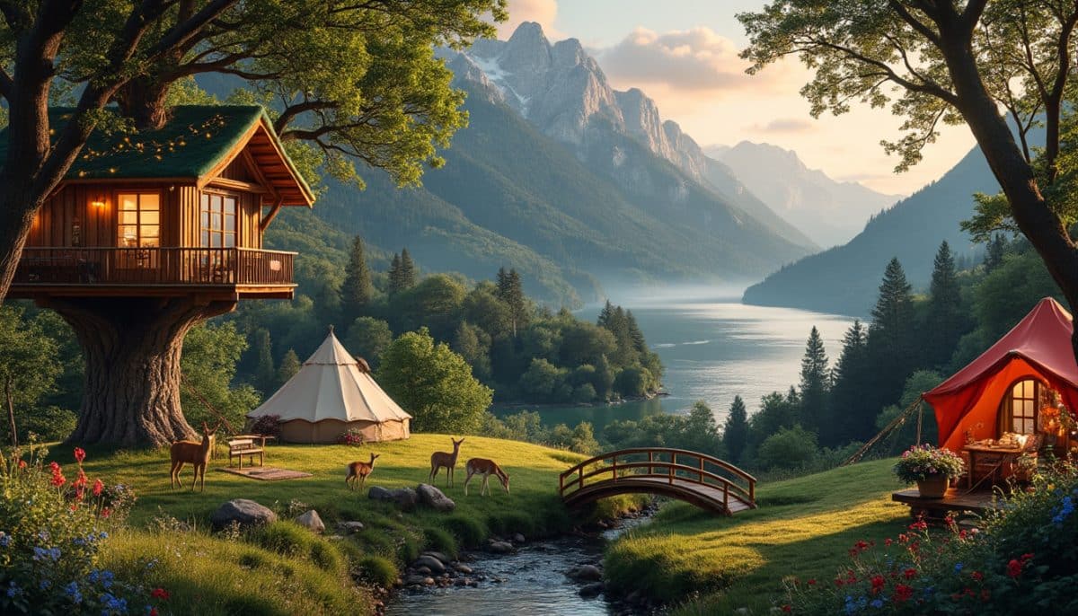 découvrez notre sélection des 20 meilleurs hébergements immersifs au cœur de la nature en france. vivez une expérience unique en pleine nature grâce à des refuges insolites, des cabanes perchées et des lodges éco-responsables, alliant confort et immersion. partez à l'aventure et rechargez vos batteries dans des lieux enchanteurs.