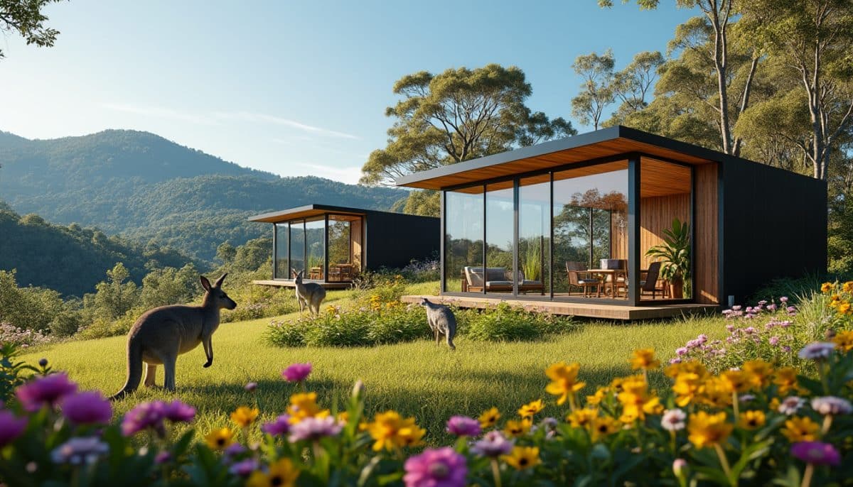 évadez-vous le temps d’un week-end dans des cabanes en verre uniques, nichées en pleine nature à seulement 2h30 de sydney. profitez d’un séjour insolite entre confort et vue panoramique !